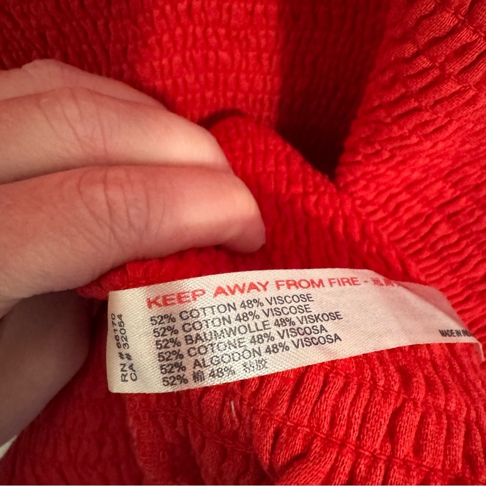 Free People NWT Red Bodycon Ruched Mini Dress - Picture 5 of 7